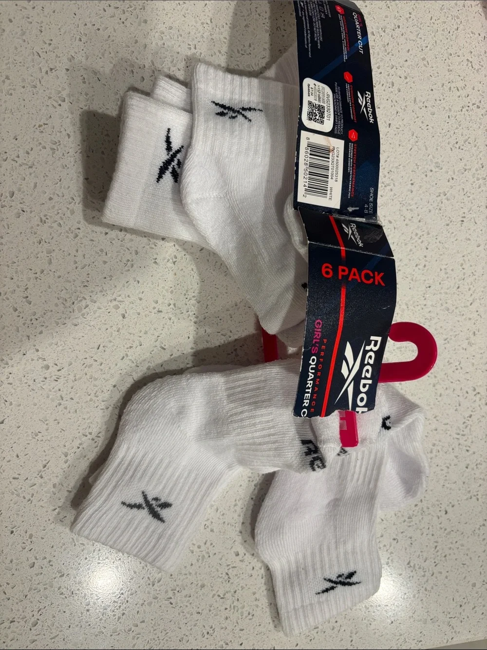 Opened Reebok Girls socks